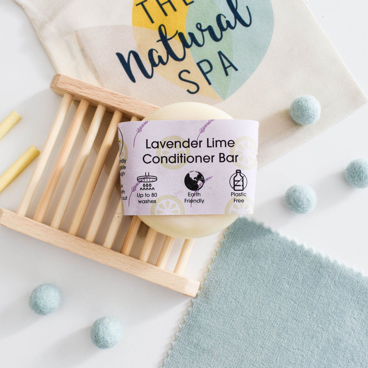 Après-shampoing solide Lavande & Citron vert | Naturel