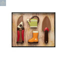 Decorated hollow milk chocolate gardening gift set