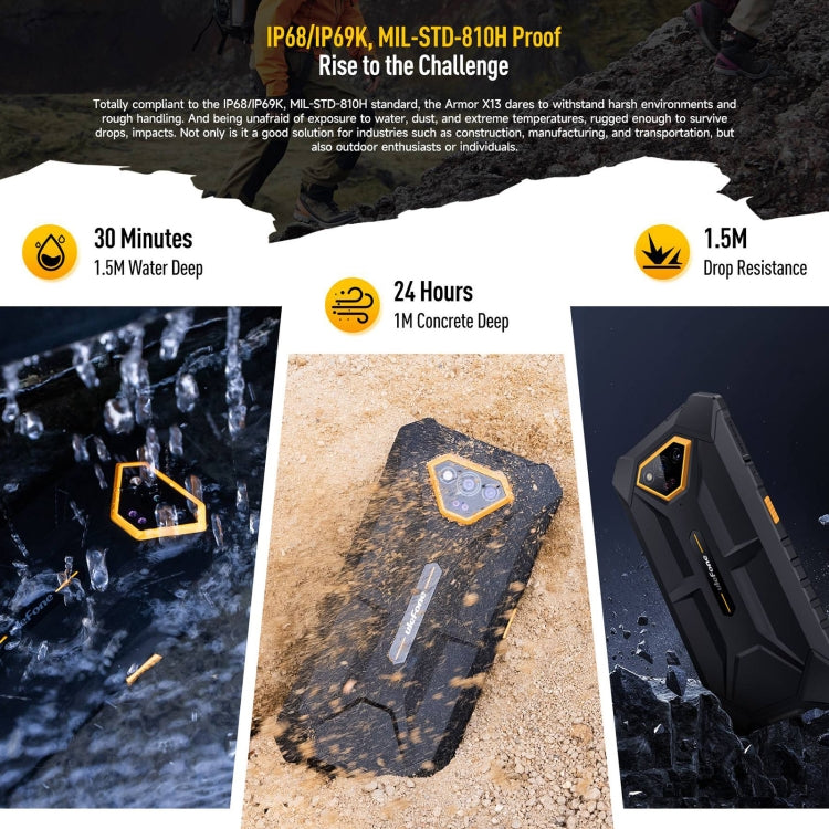 Ulefone Armor X13, IP68/IP69K Rugged Phone