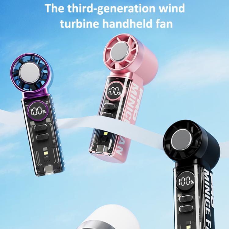 Concentrated Wind Turbine Handheld Fan