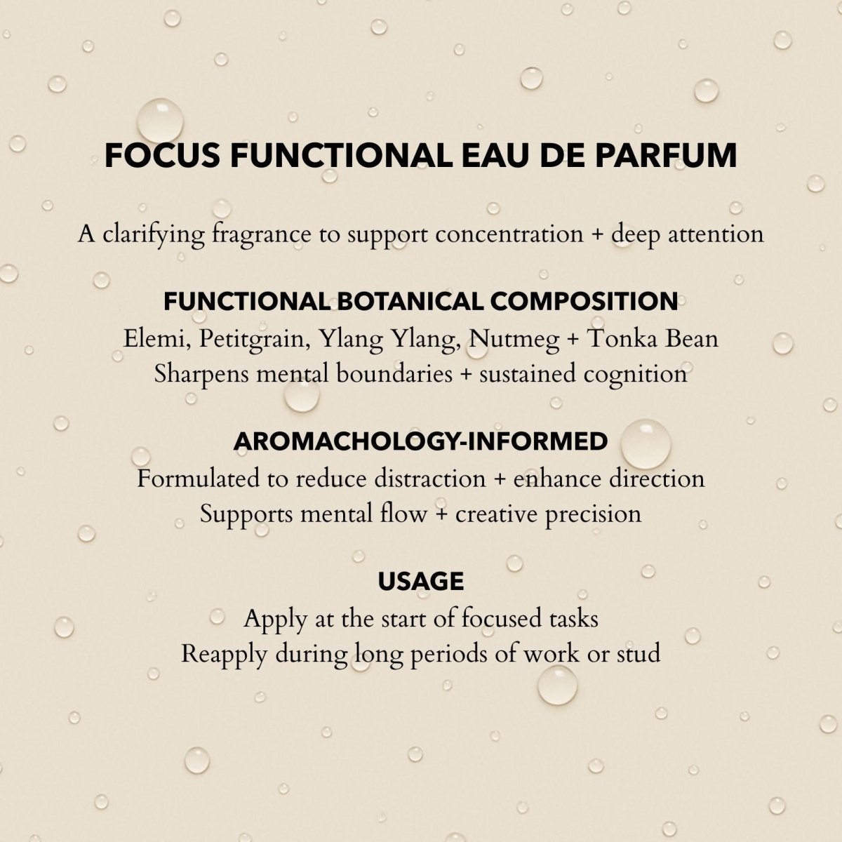 Focus Eau de Parfum | Voyage 10ml
