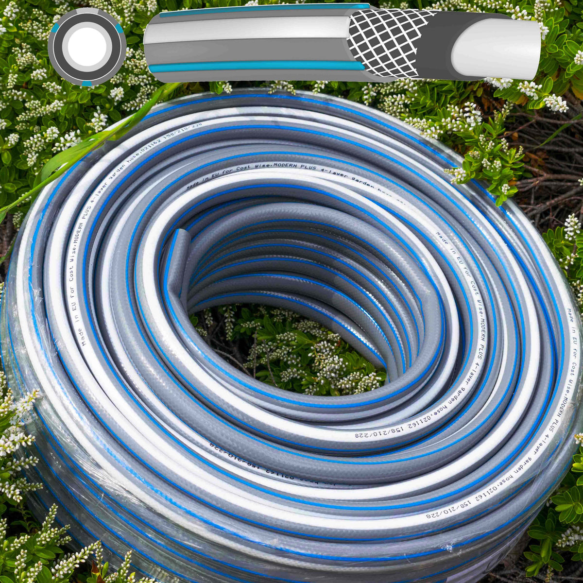 Garden Hose Modern Plus 4-Layer 1/2" Pipe