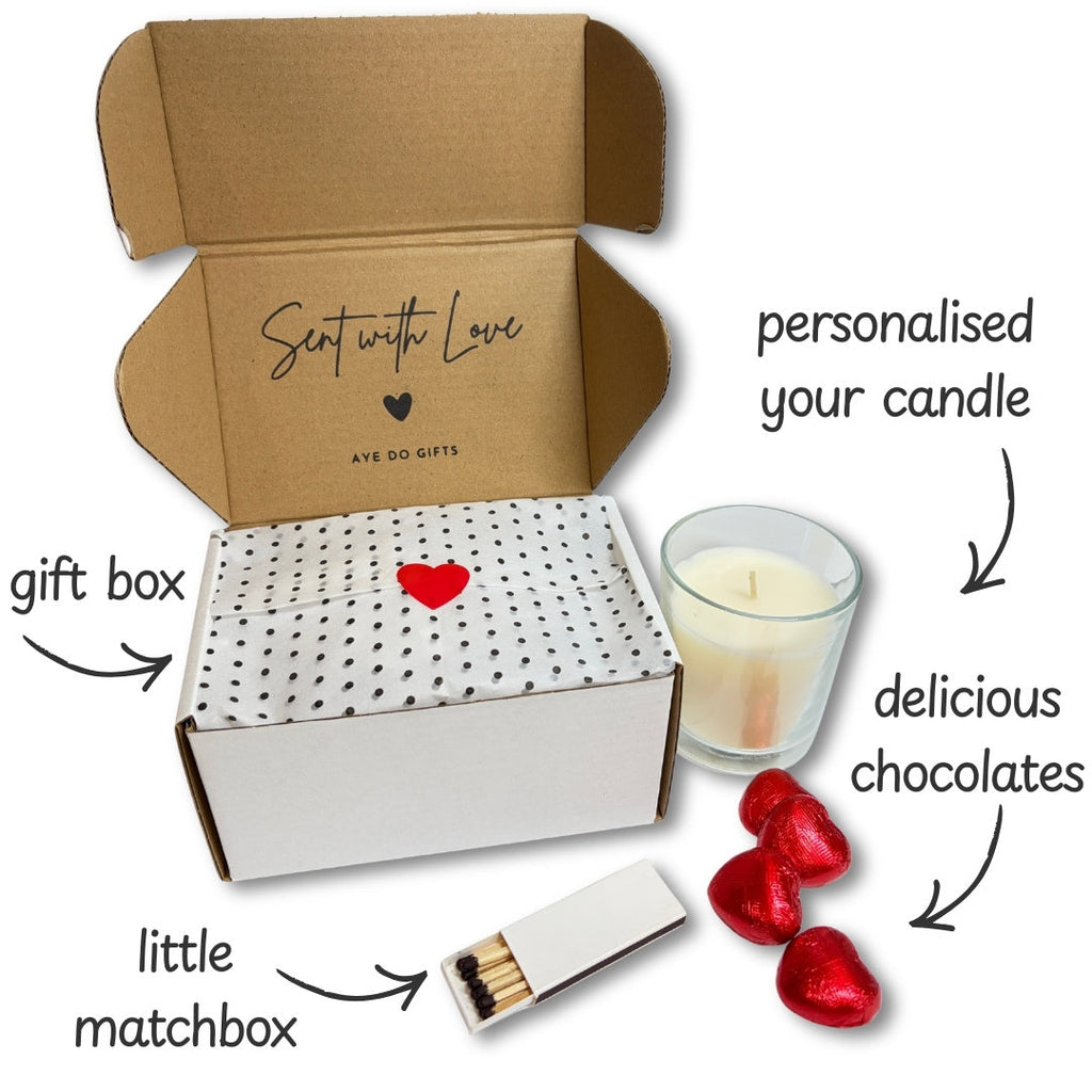 Coffret Cadeau Bougie Personnalisée Maman Est. 2026