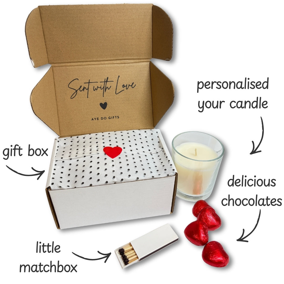 Personalised Mummy Est. 2026 Candle Gift Set