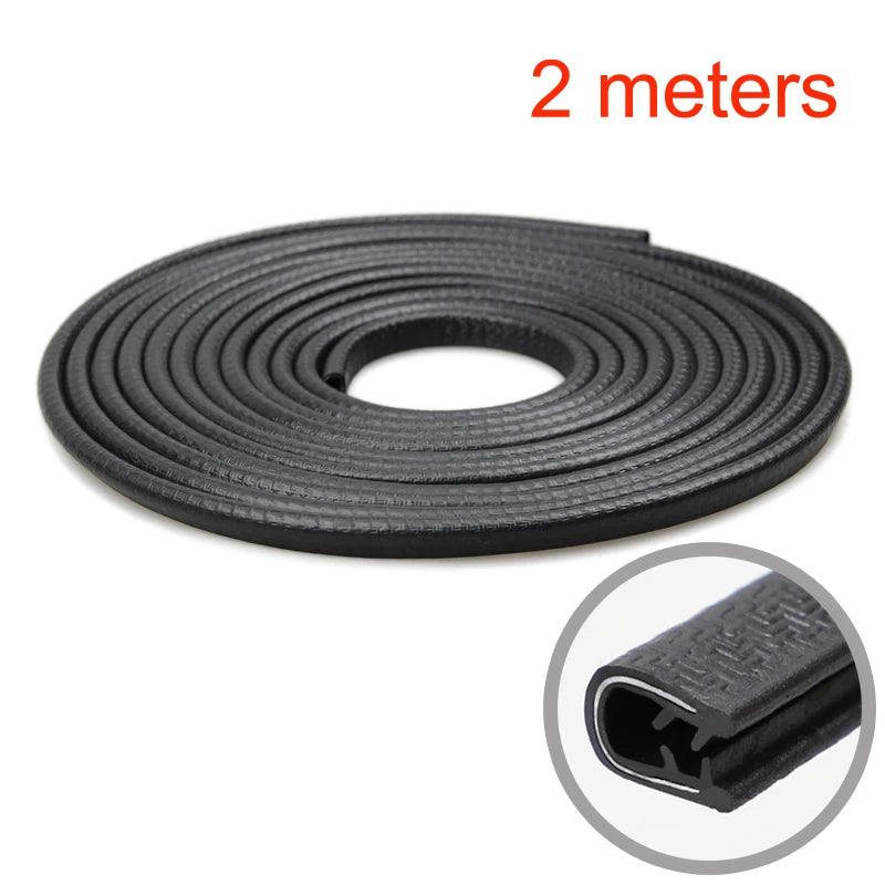 SEAMETAL Car Door Edge Seal Strip 2/5/10m U - Shape