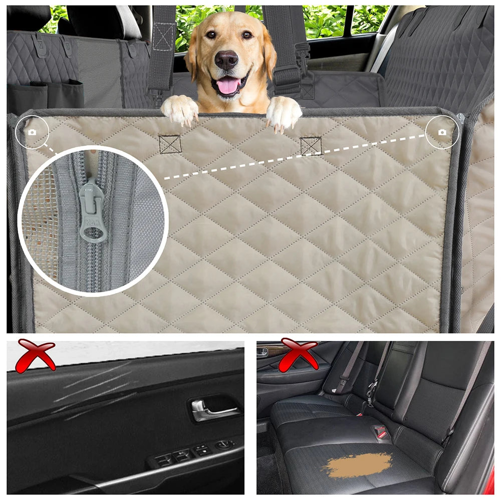 PETRAVEL Dog Car Seat Cover Waterproof Pet Travel