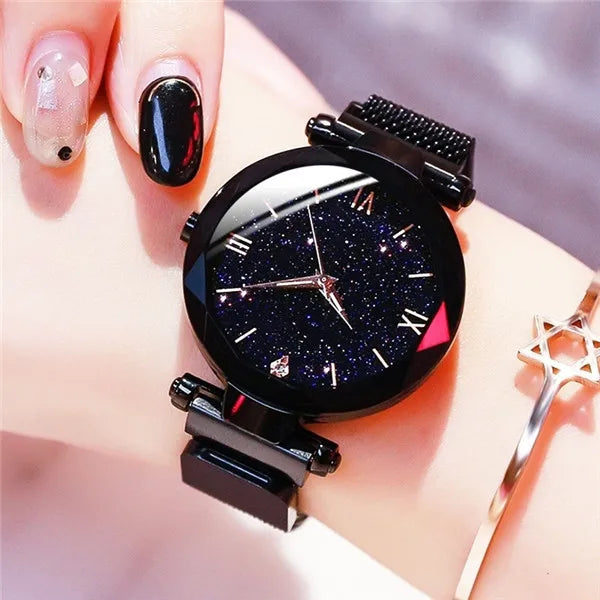 Reloj Mujer Luxury Starry Sky Women Watches Magnetic