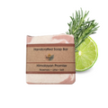 Savon Himalayan Promise | Romarin, citron vert et sel rose de l'Himalaya | Savon artisanal naturel | Soin végétalien sans plastique | 2 styles disponibles