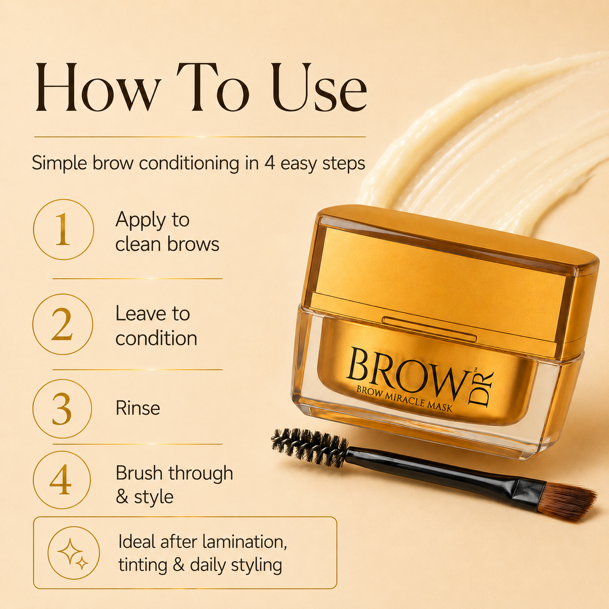 Intensive Moisture and Brow Hair Restoration Mask