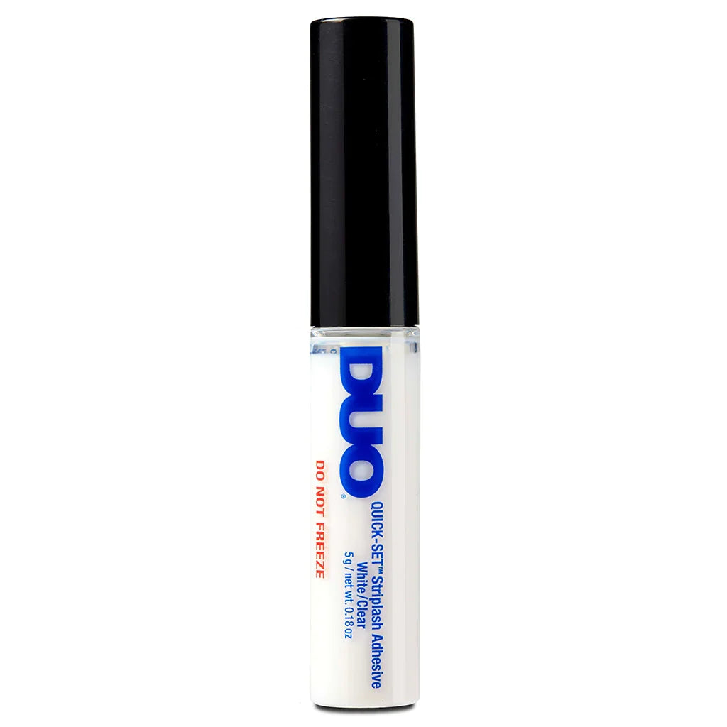 DUO QUICK-SET ADHÉSIF FAUX CILS BANDE BLANC/TRANSPARENT (5G)
