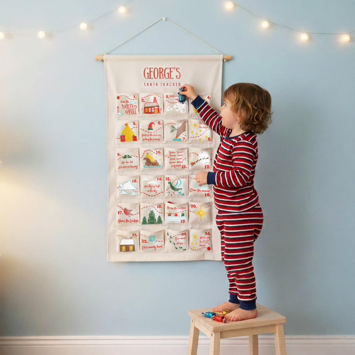 Personalised Santa Tracker Advent Calendar