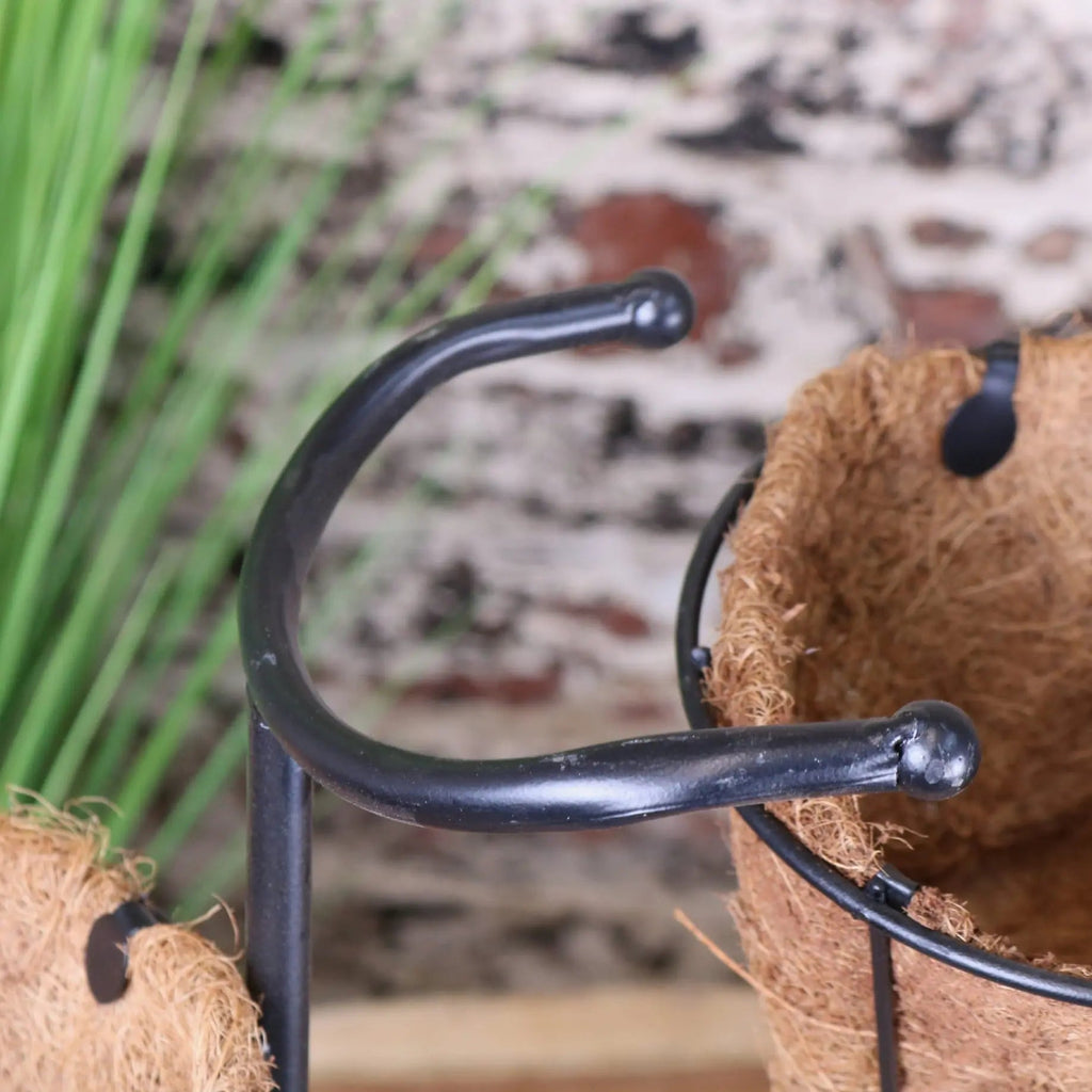 Bike Garden Planter Metal Vintage Black