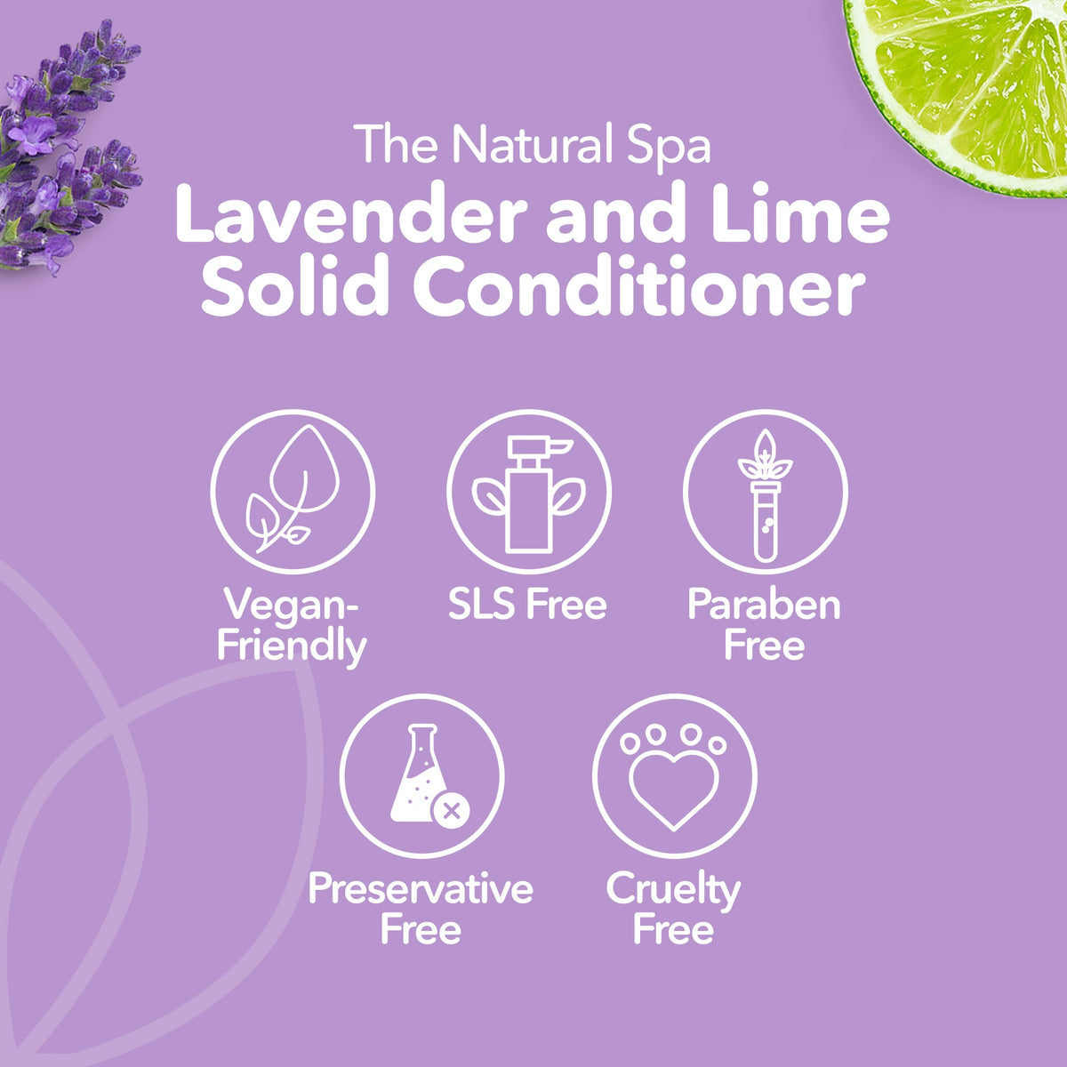 Après-shampoing solide Lavande & Citron vert | Naturel