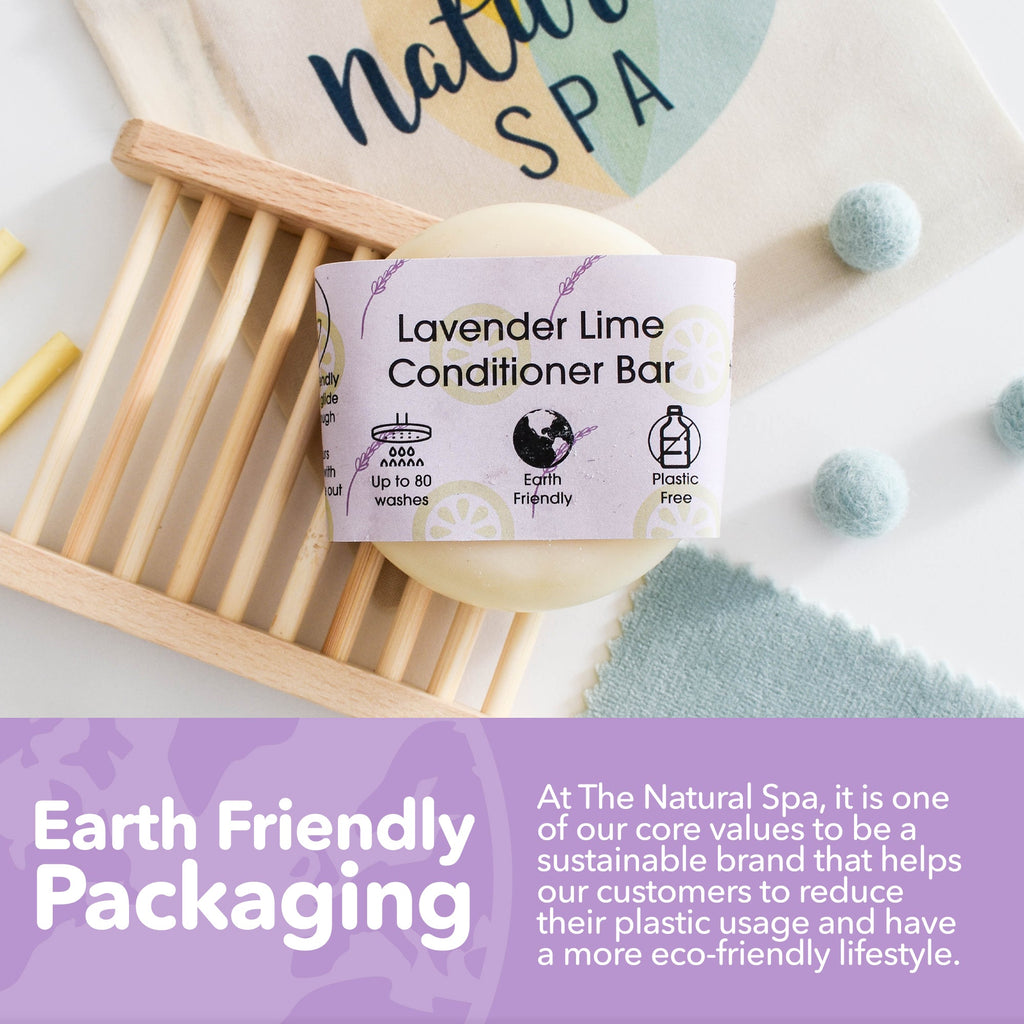 Lavender & Lime Solid Conditioner Bar | Natural