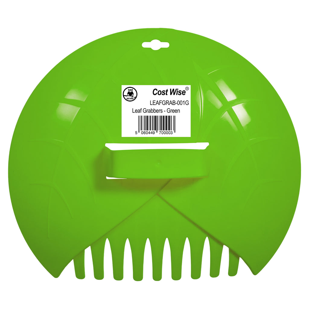 Leaf Grab Garden Cleaning Scoops, Green