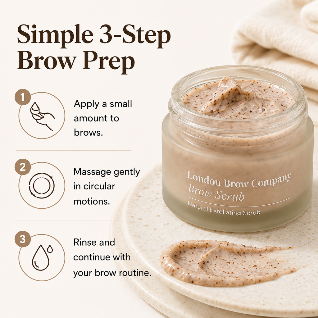 Exfoliating Brow Scrub - Natural Pre