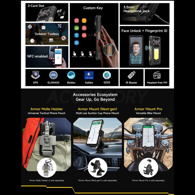 Ulefone Armor 30, 12GB+512GB, Night Vision