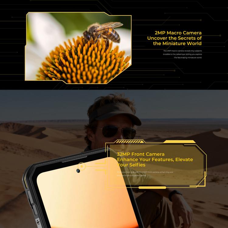 Oukitel WP60 Rugged Phone, 12GB+512GB, Night Vision