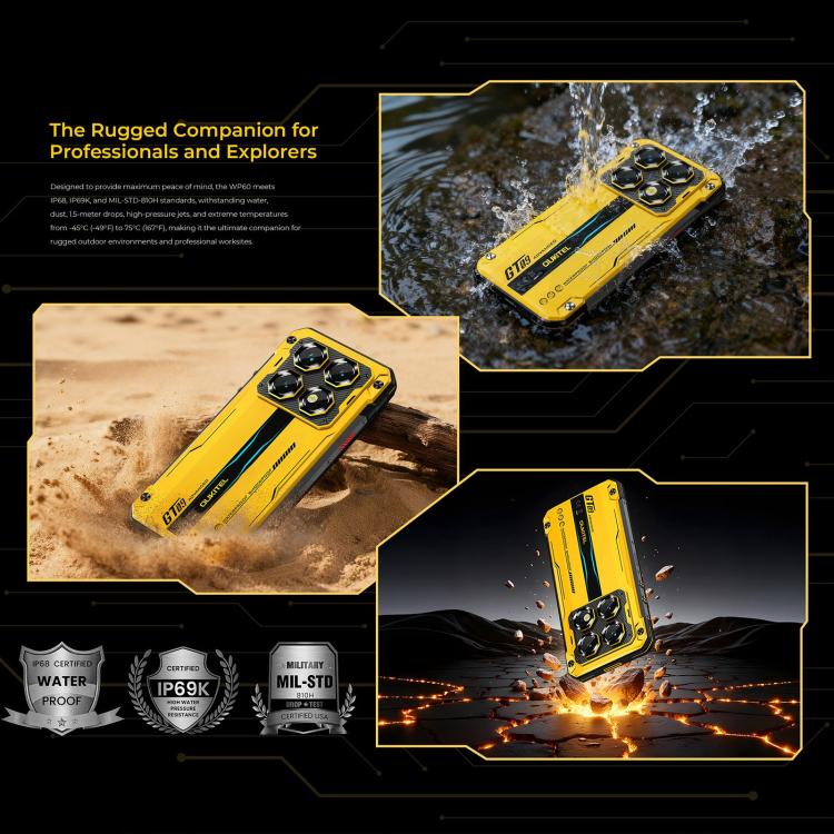 Oukitel WP60 Rugged Phone, 12GB+512GB, Night Vision