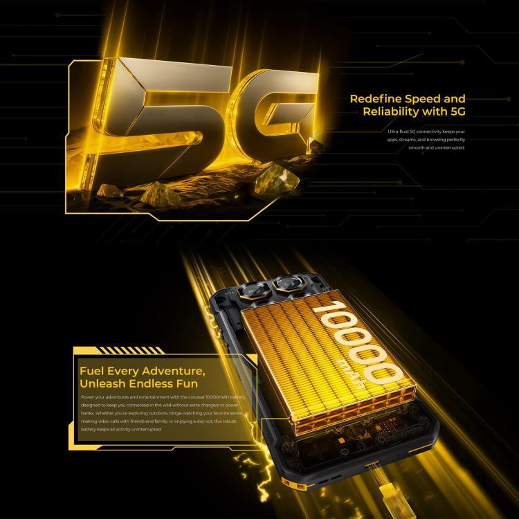 Oukitel WP60 Rugged Phone, 12GB+512GB, Night Vision