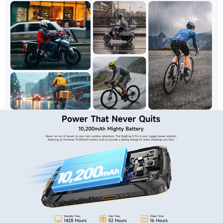 Ulefone RugKing 4 Pro, 8GB+128GB