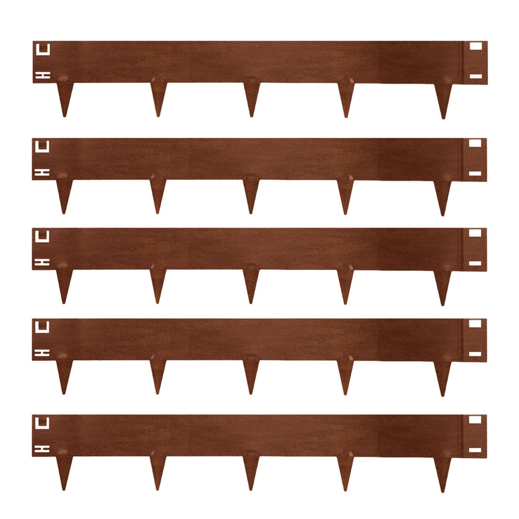 Bordure de jardin en métal pour pelouse