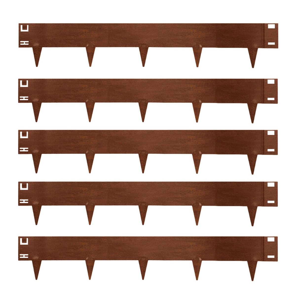 Bordure de jardin en métal pour pelouse