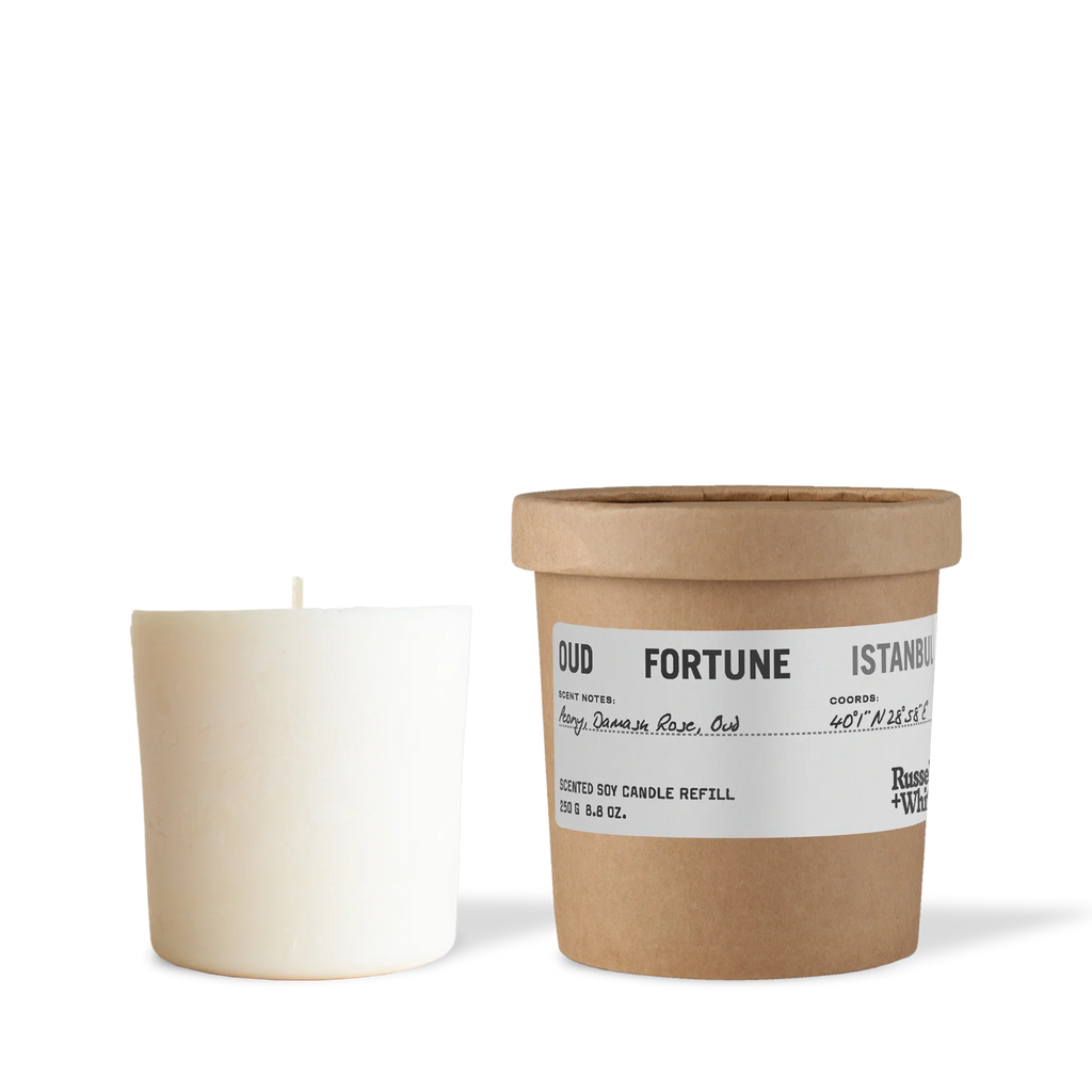 Oud Fortune 250g Scented Soy Candle Refill
