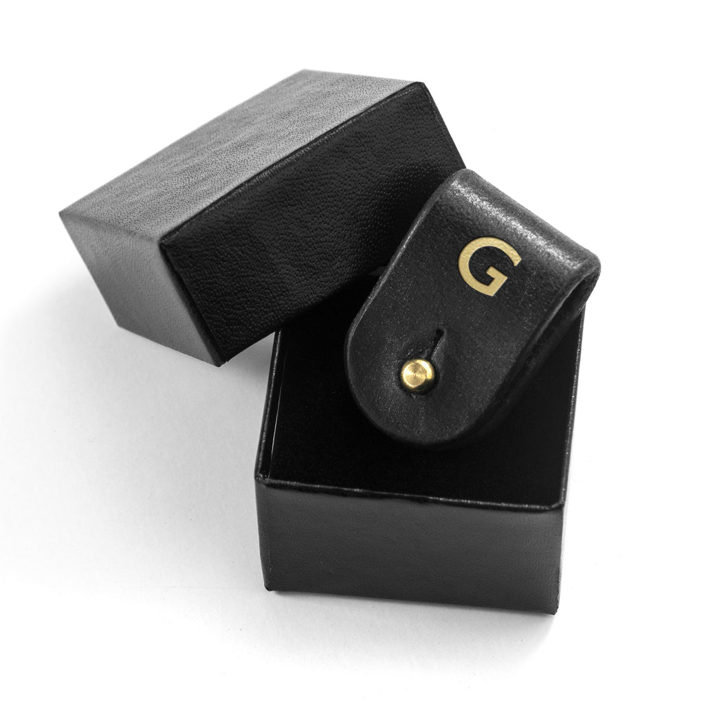 Personalised Leather Earphone Holder