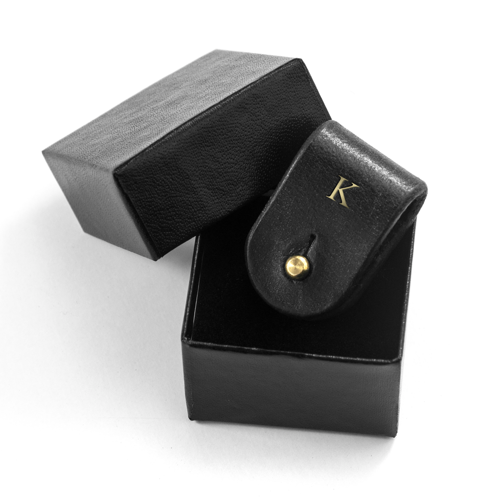 Personalised Leather Earphone Holder