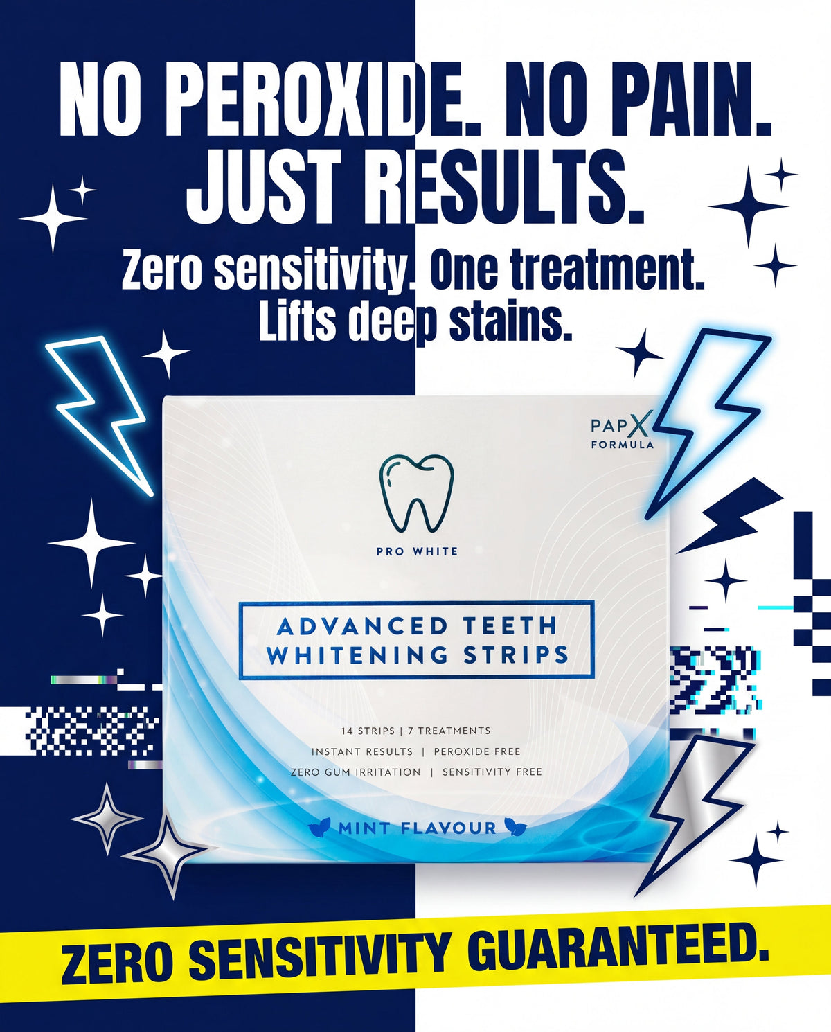 PAP - X™ Advanced Teeth Whitening Strips
