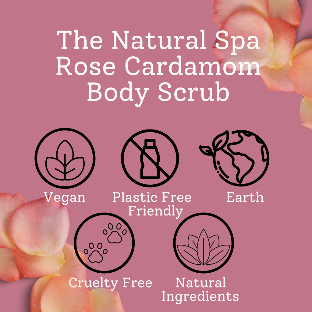 Rose & Cardamom Body Scrub 200g