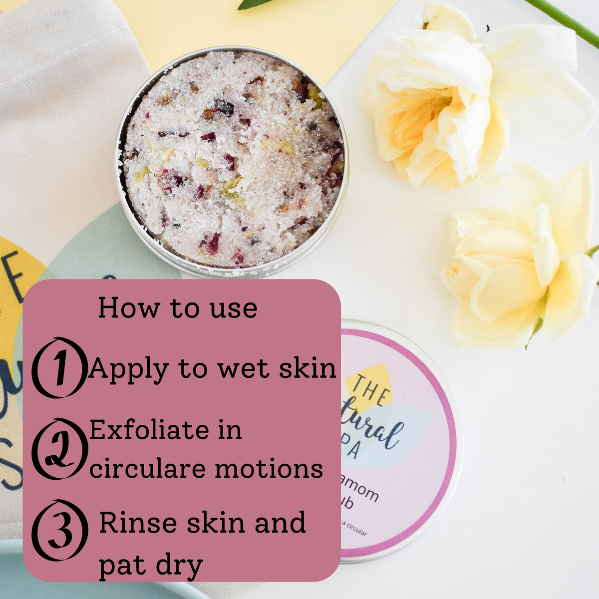 Gommage corps Rose & Cardamome 200g | Gommage exfoliant naturel – Le coup de cœur de l'équipe de Zoe's May