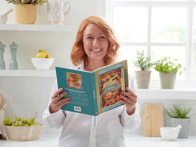 Livre de recettes classiques rétro