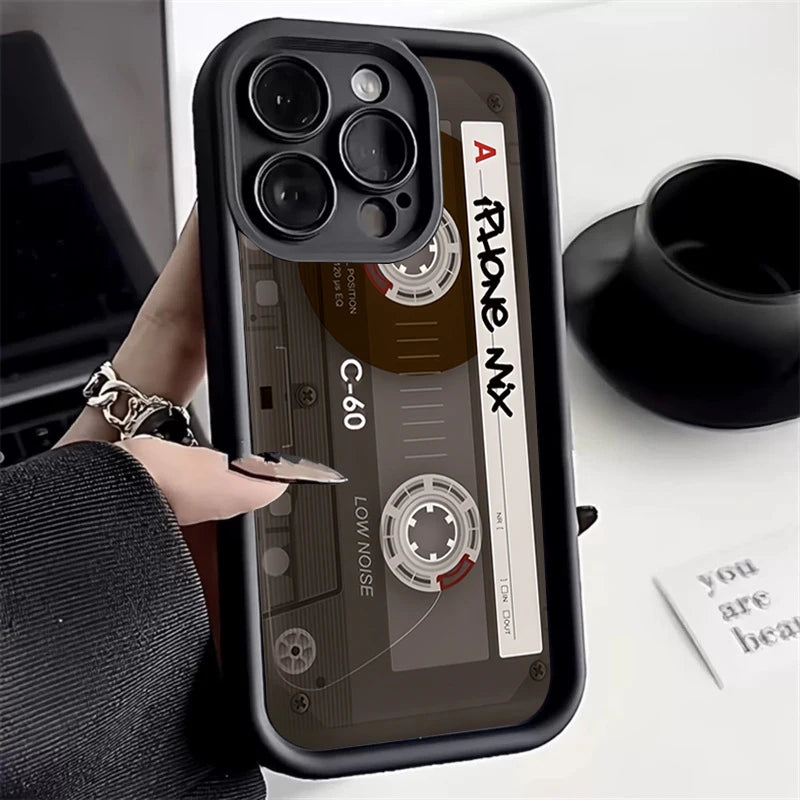 Lucky Tape Pattern Silicone Soft Phone Case