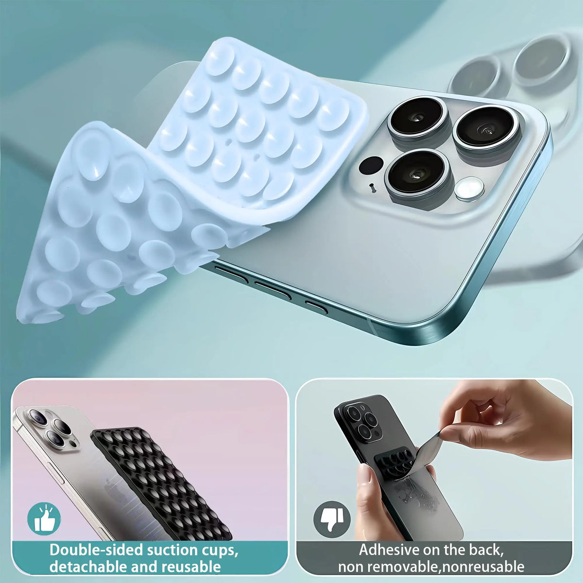 Silicone Suction Cup Phone Holde Multifunctional
