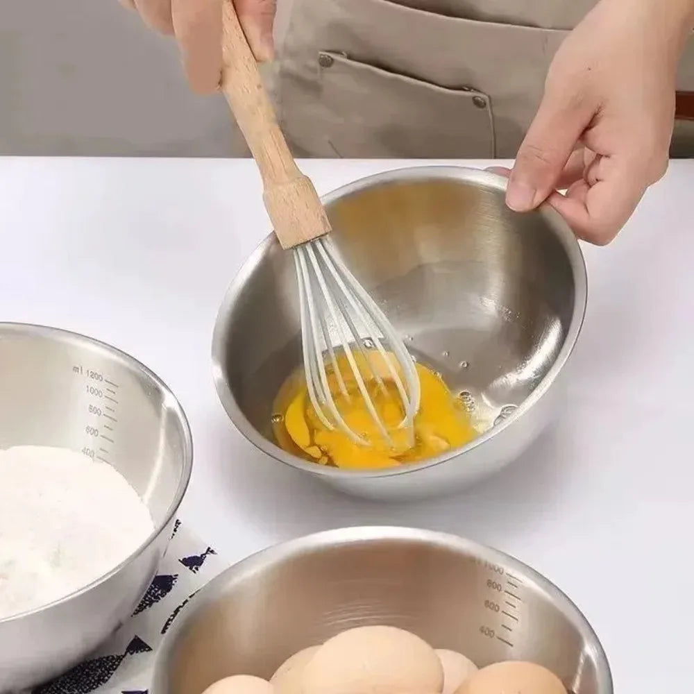 Large Capacity Stainless Steel Bowl Set
