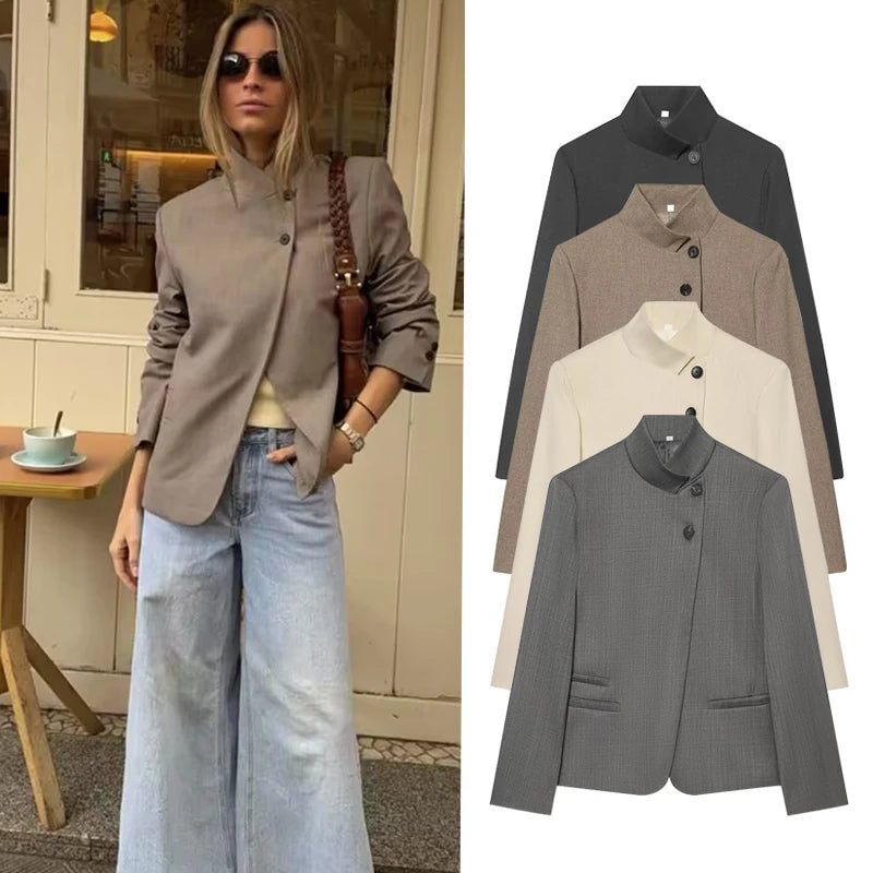 Women's Autumn Blazers Blouse 2026 New Fashion Young