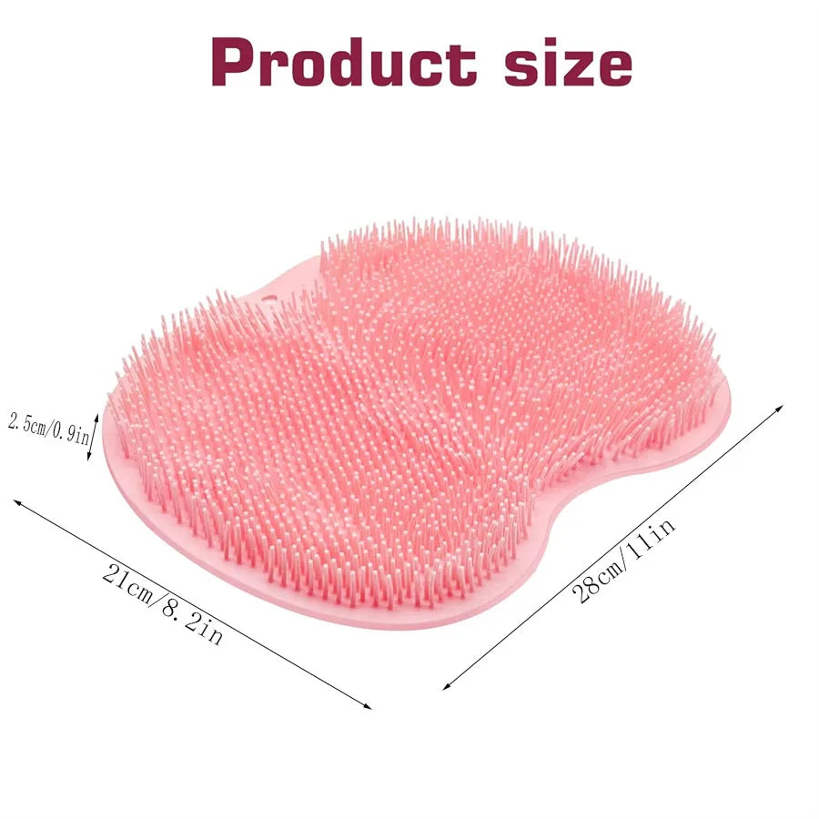 Shower Foot Scrubber Mat Back Washer Exfoliating