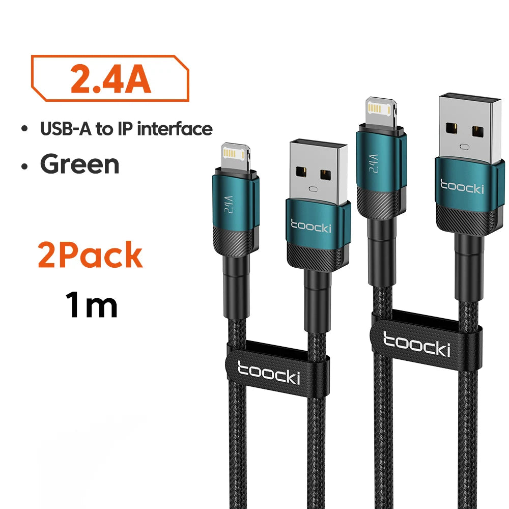 Toocki USB Cable For iPhone 14 13 12 Pro Max X XS