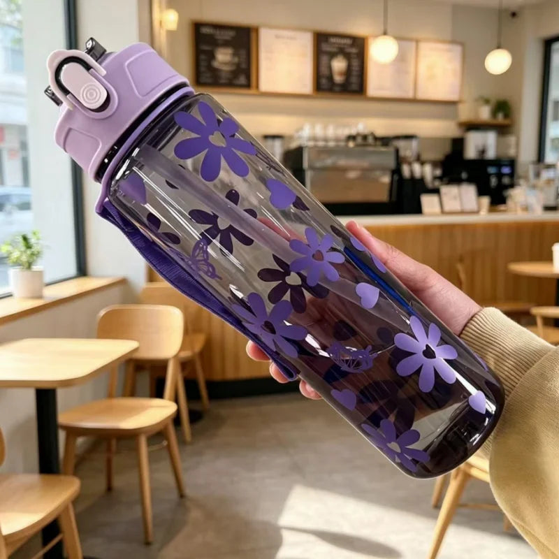 800ml/27oz Large Capacity Sports Water Bottle