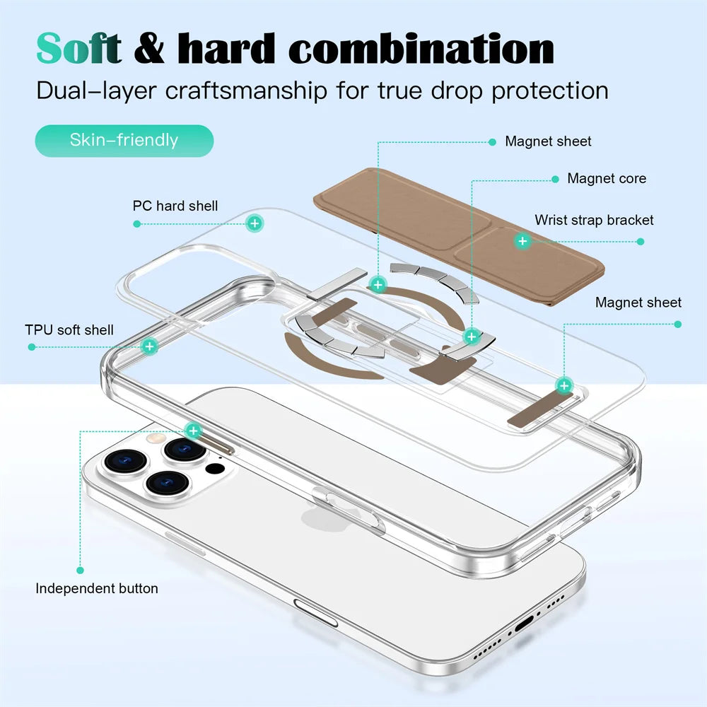 Luxury Folding Wristband Stand Magnetic Phone