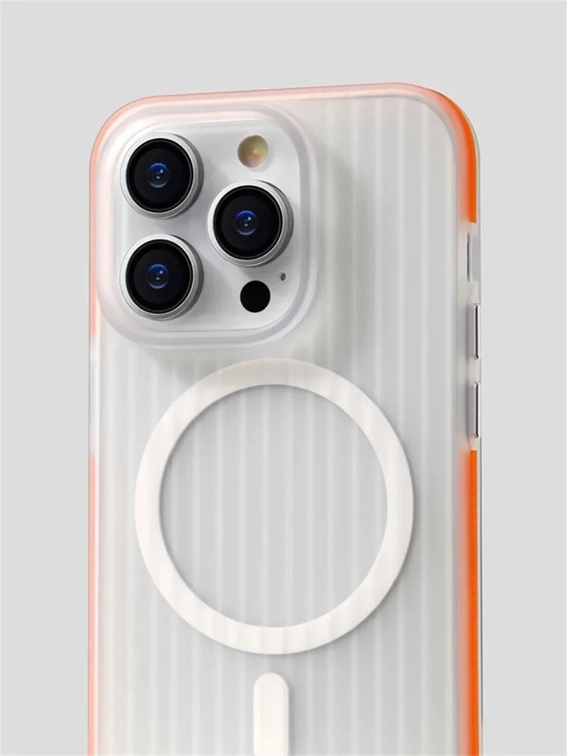3D Corrugated Magsafe Magnetic Phone Case