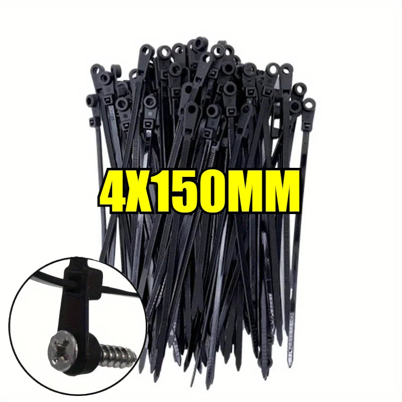 Nylon Cable Ties with Mounting Screw Hole