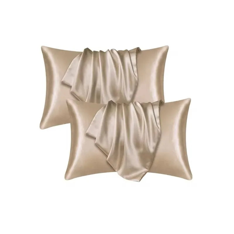 Pillowcase Silk Pillow Cover Silky Satin Hair