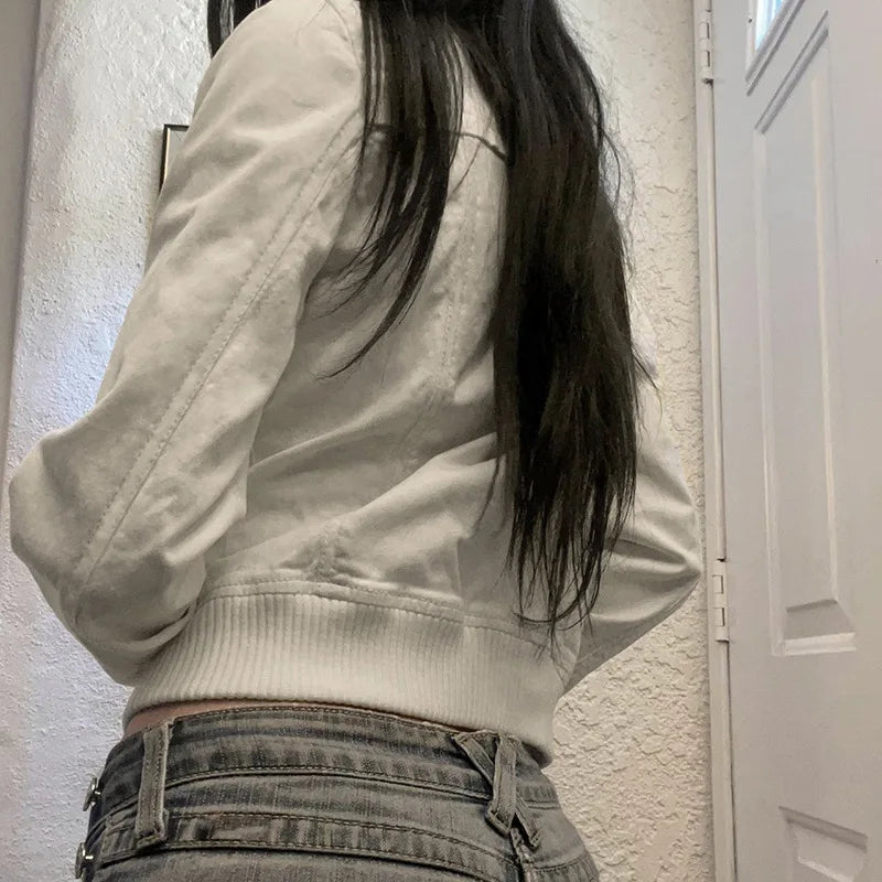 Women's Vintage Cropped Trench Jacket