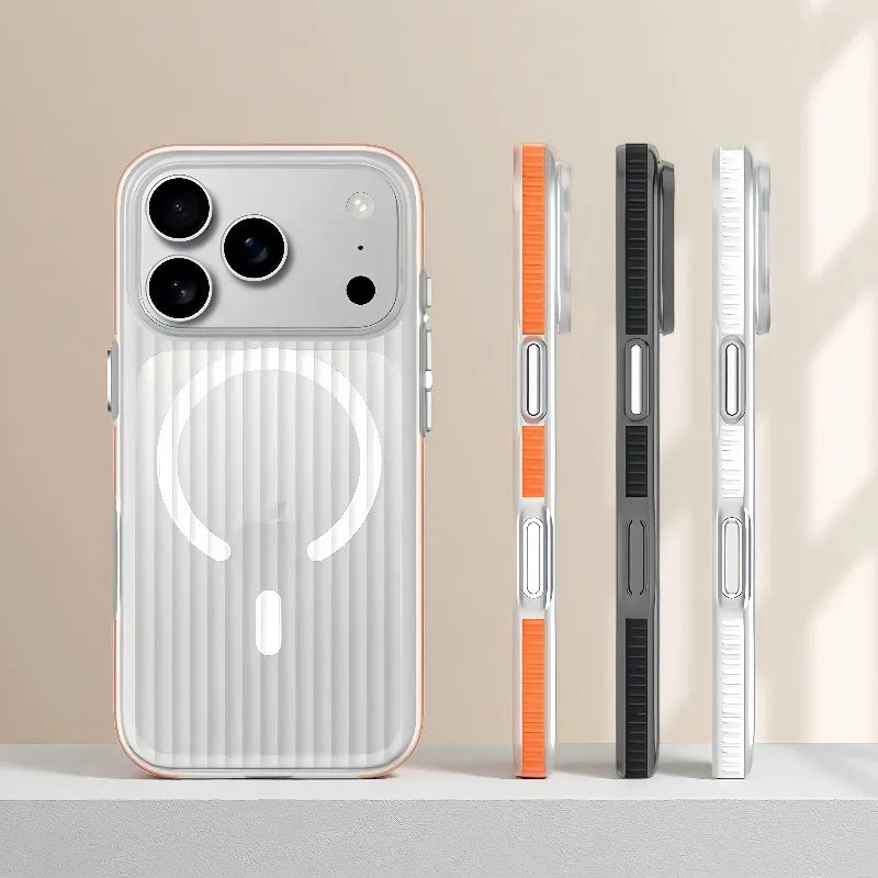 3D Corrugated Magsafe Magnetic Phone Case