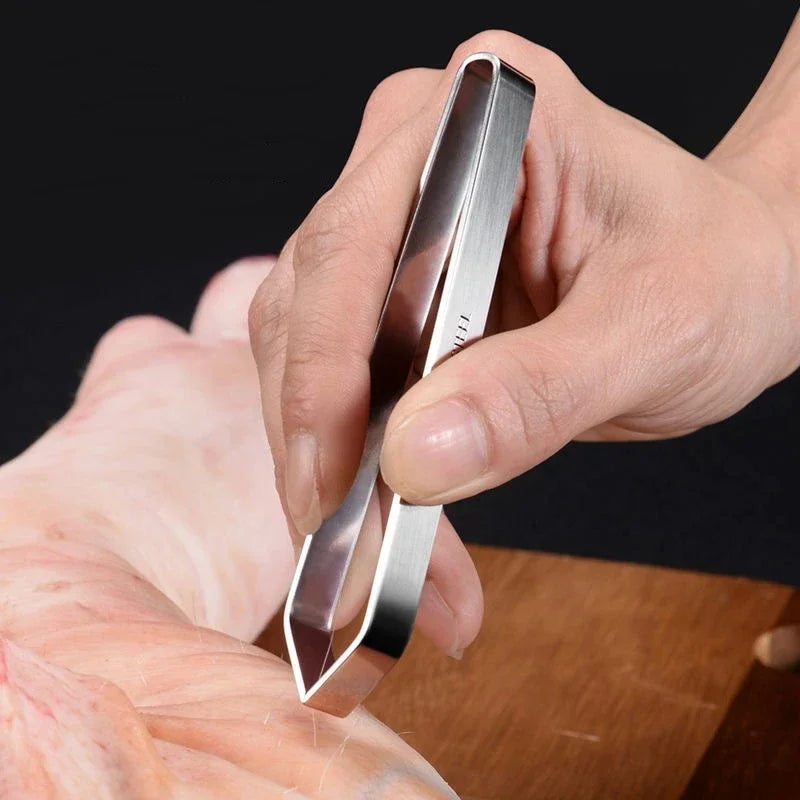 Stainless Steel Fish Bone Tweezers