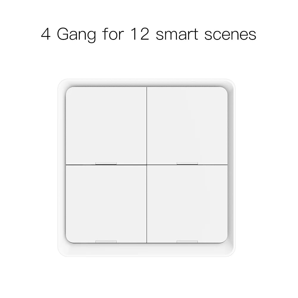 MOES 4 Gang Tuya ZigBee Wireless Scene Switch
