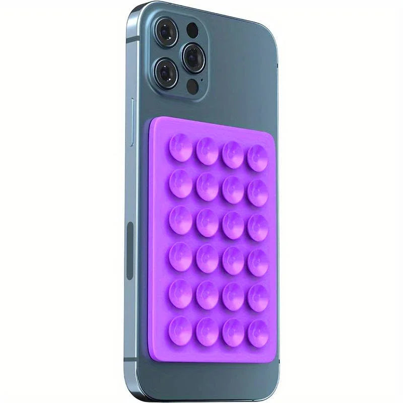Tapis de support de téléphone multifonctionnel à ventouse en silicone